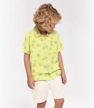 Conjunto Infantil Camisa Com Bermuda Trick Nick Verde