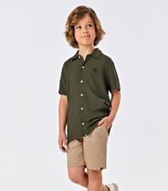 Conjunto Infantil Camisa Com Bermuda Trick Nick Verde Conjunto Infantil Camisa Com Bermuda Trick Nick Verde