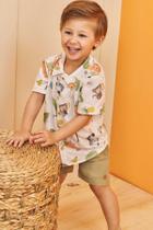 Conjunto Infantil Camisa e Bermuda Luc Boo 75571 Conjunto Infantil Camisa e Bermuda Luc Boo 75571