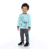 Conjunto Infantil Camisa Manga Longa e Calça T-Rex - Yuk's