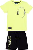 Conjunto Infantil Camiseta + Bermuda Serelepe 7511 Conjunto Infantil Camiseta + Bermuda Serelepe 7511