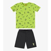 Conjunto infantil camiseta com bermuda rovi kids Conjunto infantil camiseta com bermuda rovi kids