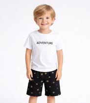 Conjunto Infantil Camiseta Com Bermuda Select Branco