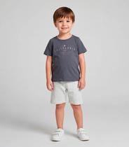 Conjunto Infantil Camiseta com Bermuda Select Cinza Conjunto Infantil Camiseta com Bermuda Select Cinza
