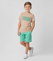 Conjunto Infantil Camiseta Com Bermuda Select Marrom Conjunto Infantil Camiseta Com Bermuda Select Marrom