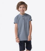 Conjunto Infantil Camiseta Com Bermuda Trick Nick Azul Conjunto Infantil Camiseta Com Bermuda Trick Nick Azul