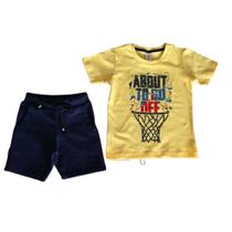 Conjunto Infantil Camiseta e Bermuda Basketball - Have Fun