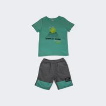 Conjunto Infantil Camiseta E Bermuda