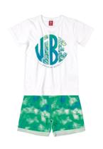 Conjunto Infantil Camiseta E Bermuda Menino Bee Loop