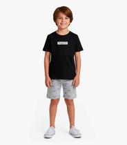 Conjunto Infantil Camiseta e Bermuda Select Cinza