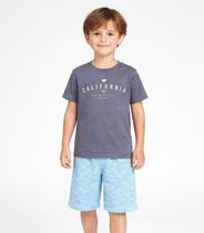 Conjunto Infantil Camiseta e Bermuda Select Cinza Conjunto Infantil Camiseta e Bermuda Select Cinza