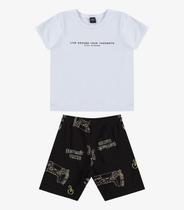 Conjunto Infantil Camiseta e Bermuda Select Preto