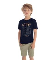 Conjunto Infantil Camiseta E Bermuda Trick Nick Azul