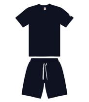 Conjunto Infantil Camiseta E Bermuda Trick Nick Azul