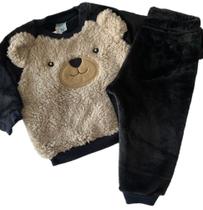 Conjunto Infantil Casaco E Calça Em Pelo Tileesul Conjunto Infantil Casaco E Calça Em Pelo Tileesul