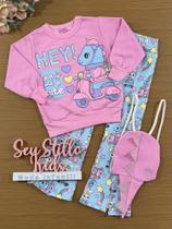 Conjunto Infantil Cinti Inverno Calça e Blusa Dino com Mochila Conjunto Infantil Cinti Inverno Calça e Blusa Dino com Mochila