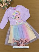 Conjunto Infantil Cinti Inverno Saia e Blusa Lilás Menina Laço Conjunto Infantil Cinti Inverno Saia e Blusa Lilás Menina Laço