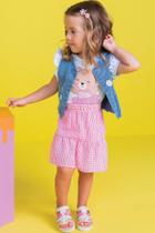 Conjunto Infantil Coleção Quadriculado