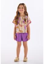 Conjunto Infantil com Blusa e Short Up Baby
