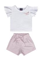 Conjunto Infantil com Blusa e Shorts Guloseima Conjunto Infantil com Blusa e Shorts Guloseima