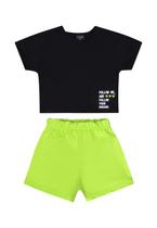 Conjunto Infantil com Blusa e Shorts para Menina Guloseima Conjunto Infantil com Blusa e Shorts para Menina Guloseima