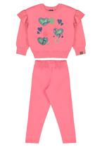 Conjunto Infantil com Blusão e Calça Legging Bee Loop Conjunto Infantil com Blusão e Calça Legging Bee Loop