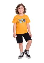 Conjunto Infantil com Camiseta e Bermuda para Menino Bee Loop