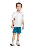 Conjunto Infantil com Camiseta e Bermuda para Menino Quimby