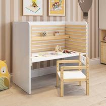 Conjunto Infantil com Escrivaninha e Cadeira Evolutiva Wave Casatema MadeiraOriginals Conjunto Infantil com Escrivaninha e Cadeira Evolutiva Wave Casatema MadeiraOriginals