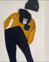 Conjunto Infantil Com Gola e Gorro