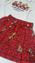 Conjunto Infantil com Strass e Ursinhos Momi Conjunto Infantil com Strass e Ursinhos Momi