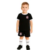 Conjunto Infantil Corinthians Uniforme Artilheiro Oficial Conjunto Infantil Corinthians Uniforme Artilheiro Oficial