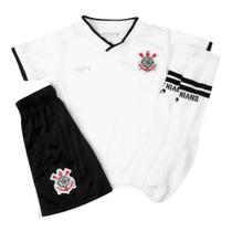 Conjunto Infantil Corinthians Uniforme Dry Oficial