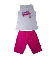 Conjunto Infantil Cotton Rainbow Tam.10 Conjunto Infantil Cotton Rainbow Tam.10