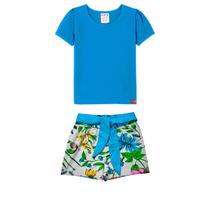Conjunto Infantil Criança Menina Short + Blusa Cigana 1 A 10 Conjunto Infantil Criança Menina Short + Blusa Cigana 1 A 10