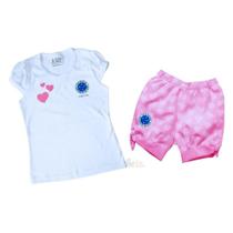 Conjunto Infantil Cruzeiro Rosa - Torcida Baby Conjunto Infantil Cruzeiro Rosa - Torcida Baby