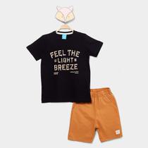 Conjunto Infantil Curto Kamylus Casual Menino Conjunto Infantil Curto Kamylus Casual Menino