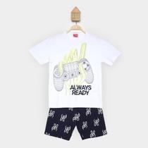 Conjunto Infantil Curto Kyly Camiseta e Short Menino