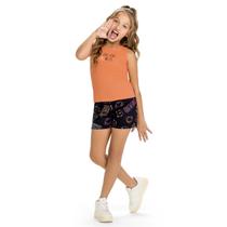 Conjunto Infantil Curto Kyly Cat Love Menina