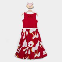 Conjunto Infantil Curto Kyly Floral Menina Conjunto Infantil Curto Kyly Floral Menina