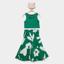 Conjunto Infantil Curto Kyly Floral Menina