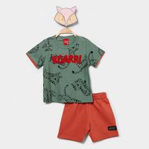 Conjunto Infantil Curto Kyly Tigre Menino