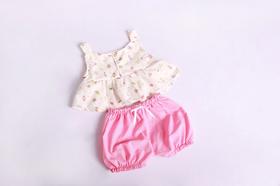 Conjunto Infantil de Bebê Recem Nascido 100% Algodão Shorts e Bata - Mari Baby Enxovais