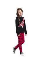 Conjunto infantil de blusa e calça preto ref 19122 Conjunto infantil de blusa e calça preto ref 19122
