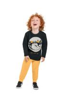 Conjunto infantil de blusa e calça preto ref 208071 Conjunto infantil de blusa e calça preto ref 208071