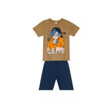 Conjunto Infantil De Camiseta E Bermuda Ref 25777 Conjunto Infantil De Camiseta E Bermuda Ref 25777