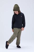 Conjunto Infantil de Inverno Masculino Moletom com Detalhe Aplicado