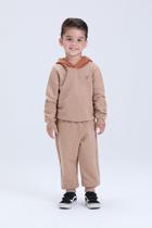Conjunto Infantil de Inverno Masculino Moletom Jet