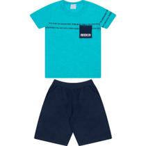 Conjunto Infantil de Menino Rocker Azul