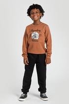 Conjunto Infantil de Moletom Caramelo Legendary Racers